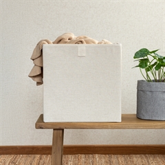Bigso Box - Gøteborg Cube - Rumdelerkurv i stof, Linen